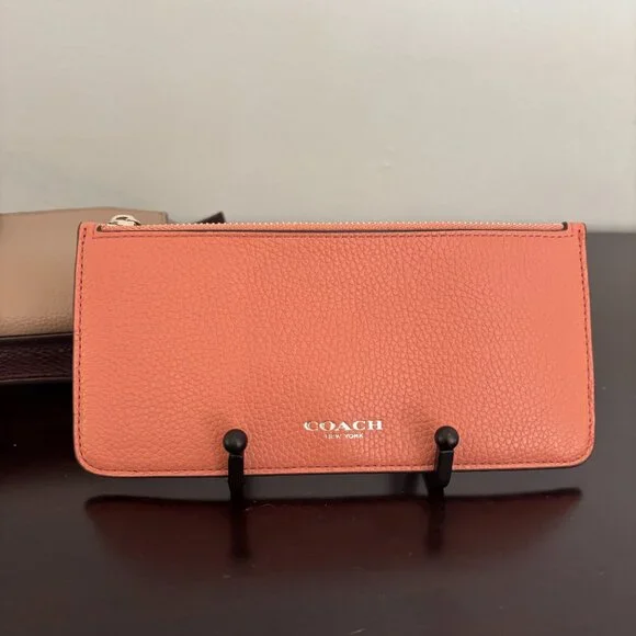 Coach Colorblock Taupe Grey (Stone) Melon Multi Pop Up Messenger Crossbody - Picture 13 of 16